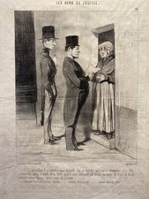 Daumier justice d'occasion  Paris VI