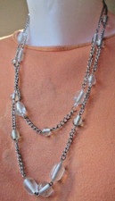Collier couleur argent d'occasion  Pleubian