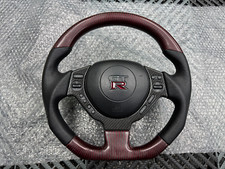 Volante Nissan GTR R35 couro preto vermelho carbono conjunto completo comprar usado  Enviando para Brazil