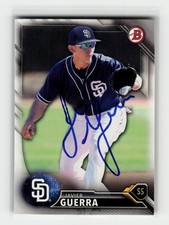 2016 Bowman Draft Javier Guerra #BD-181 Auto San Diego Padres comprar usado  Enviando para Brazil