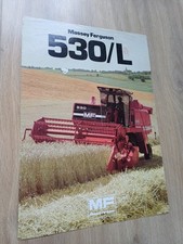 PROSPECTUS TRACTEUR  MOISSONNEUSE MASSEY FERGUSON 530L TRACTOR BROCHURE  comprar usado  Enviando para Brazil