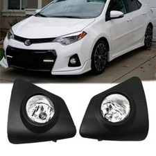 Usado, Par de lâmpadas para faróis de neblina de direção para Toyota Corolla S 2014 2015 2016 parachoque dianteiro comprar usado  Enviando para Brazil