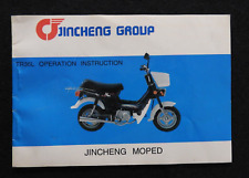 VINTAGE JINCHENG TR36L SCOOTER CICLOMOTOR 50cc MANUAL DO PROPRIETÁRIO DO OPERADOR DE MOTOCICLETA comprar usado  Enviando para Brazil