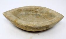 Antigo pote moedor de especiarias argamassa de cozinha esculpida à mão pedra mármore rara comprar usado  Enviando para Brazil