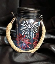 Solar blue lantern for sale  Quincy