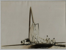 Foto antiga original 1899 iate America's Cup NYYC Columbia mastro quebrado Herreshoff comprar usado  Enviando para Brazil