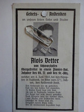 Soldat sterbebild neunburg gebraucht kaufen  Neunburg