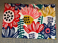 Ikea Sommaraster King Poszewka na poduszkę 30"x 20" Mod Kwiatowy Retro Look Tkanina na sprzedaż  Wysyłka do Poland
