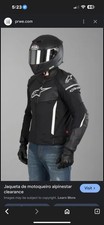 Alpinestars motorcycle leather for sale  FLEET