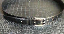 Genuine crocodile belt for sale  LONDON