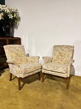 Pair floral upholstered for sale  WREXHAM