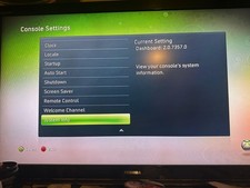 ESTOQUE RARO 7357 NXE PAINEL XBOX 360 RECONDICIONADO AV PRO UNIDADE DE CONSOLE BRANCO comprar usado  Enviando para Brazil