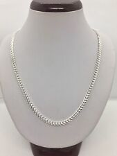 Colar de corrente de elos cubanos Miami masculino feminino prata esterlina 925 5 mm 18 pol. a 30 pol. comprar usado  Enviando para Brazil