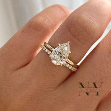 Moissanite bridal set for sale  Jamaica