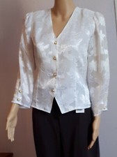 Blouse blanche cintrée d'occasion  Commentry