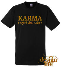 Shirt spruch karma gebraucht kaufen  Tirschenreuth
