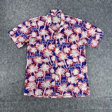 Camisa masculina média vintage Bora Bora palmeira havaiana feita na França 3 RARA, usado comprar usado  Enviando para Brazil
