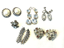 Pair vintage rhinestone for sale  Ballwin