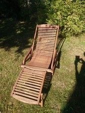 Garten liegestuhl holz gebraucht kaufen  Teningen