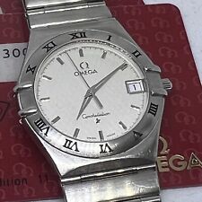 OMEGA CONSTELLATION DATE REF 15123000 QUARTZO BRANCO 33 MM COM CARTÕES DE 2010 comprar usado  Enviando para Brazil