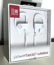 ORYGINALNE BEZPRZEWODOWE SŁUCHAWKI BLUETOOTH APPLE BEATS BY DR DRE POWERBEATS 3 BIAŁE, używany na sprzedaż  Wysyłka do Poland