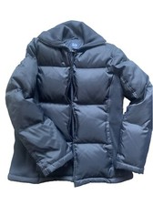 Jaqueta GAP feminina grande casaco acolchoado puff com capuz enchimento aves aquáticas azul marinho RN54023, usado comprar usado  Enviando para Brazil