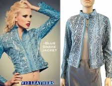 Jaqueta de motociclista vintage V12 couro brilhante em relevo cobra azul celeste P NOVO EM FOLHA, usado comprar usado Jaqueta de motociclista vintage V12 couro brilhante em relevo cobra azul celeste P NOVO EM FOLHA, usado comprar usado  Enviando para Brazil