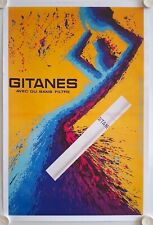 Affiche cigarettes gitanes d'occasion  La Courtine