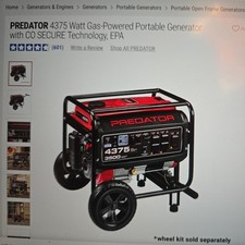 Predator 4375 watt for sale  Silver Spring