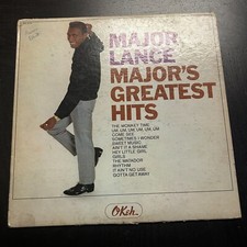 Major Lance Major's Greatest Hits 1B 1B Matrix Okeh OKS 14110 Stereo Vinyl LP comprar usado  Enviando para Brazil