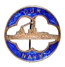 royal navy sweetheart brooches for sale  KENDAL
