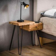 Rustikaler massivholz beistell gebraucht kaufen  Stadtroda