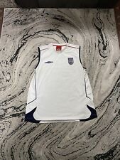 Camisa colete de treinamento de futebol branco Inglaterra tamanho XL masculina retrô rara comprar usado  Enviando para Brazil