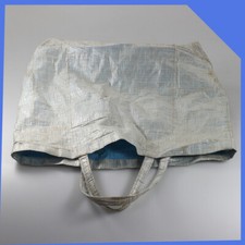 vintage rosyjska CCCP ZSRR biała torba na zakupy shopper torebka z uchwytami na sprzedaż  PL