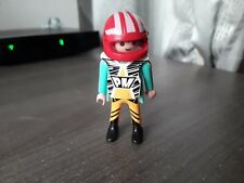 Playmobil personnage motard d'occasion  Barr