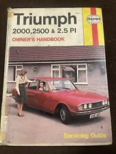 Haynes triumph 2000 for sale  ALFRETON