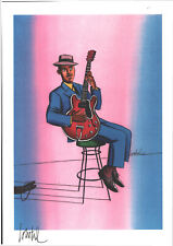Offset guitariste tirage d'occasion  Bourg-la-Reine