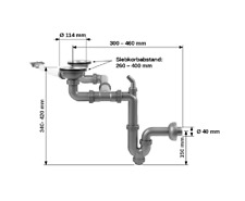überlaufgarnitur syphon exzen gebraucht kaufen  Oldenburg (Oldenburg)