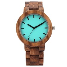 Relógio de pulso masculino de madeira mostrador azul madeira maciça natural para presente de Ação de Graças comprar usado Relógio de pulso masculino de madeira mostrador azul madeira maciça natural para presente de Ação de Graças comprar usado  Enviando para Brazil