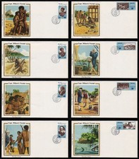 Usado, PALAU, SCOTT # 33-40, CONJUNTO COMPLETO - CAPAS COLORANO SILK FDC - WILSON'S VOYAGE 1984 comprar usado  Enviando para Brazil