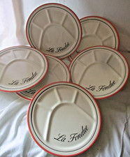 Assiettes fondue céramique d'occasion  Cagnac-les-Mines