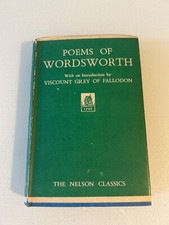 Poems wordsworth nelson for sale  NEW MALDEN