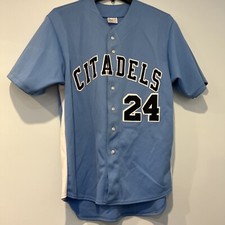 Camiseta masculina vintage Gator Athletics Citadels grande azul EUA, usado comprar usado  Enviando para Brazil