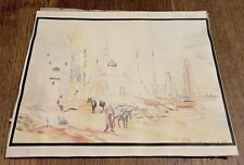 Aquarelle orientaliste représ d'occasion  Saint-Amand-les-Eaux