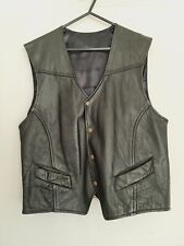 Real leather gilet for sale  OXFORD