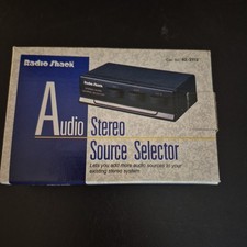 Seletor de fonte de áudio estéreo Radio Shack 3 entradas modelo 42-2112 vintage não usado comprar usado  Enviando para Brazil