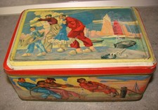 Vintage boite tôle d'occasion  Vitry-le-François