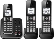 Usado, Telefone sem fio expansível Panasonic KX-TGD393C DECT 6.0 com secretária eletrônica§ comprar usado  Enviando para Brazil