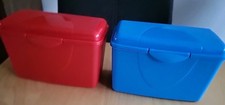 Vorratsbehälter blau rot gebraucht kaufen  Lüneburg