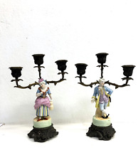 Coppia candelabro figura usato  Varallo Pombia
